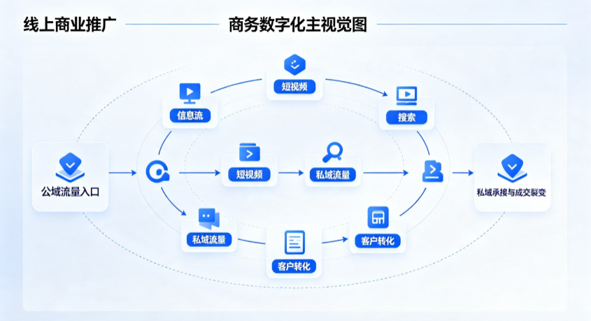 顺平县线上商业推广怎么做？全域流量闭环搭建与低成本转化实战指南